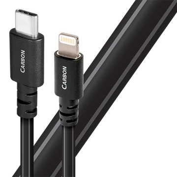 Audioquest Carbon USB-C --&gt; Lightning összekötő kábel 0,75m