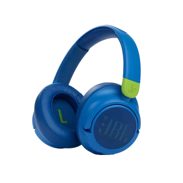 JBL JR460NC bluetooth-os, zajszűrős fejhallgató, kék