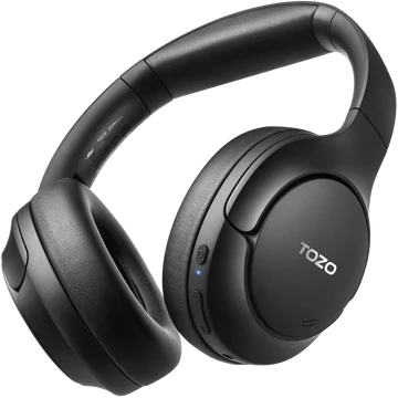TOZO H10 zajszűrős fejhallgató, fekete