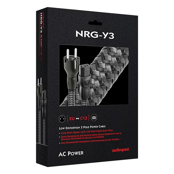 Audioquest NRG-Y3 hálózati kábel 1m