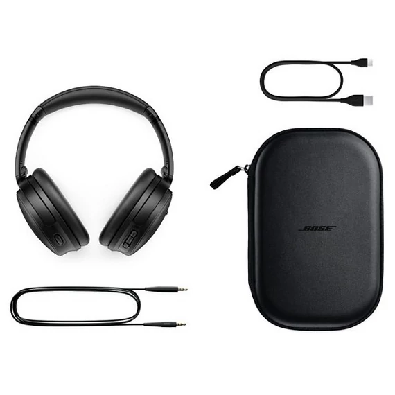 Bose QuietComfort® 45 aktív zajszűrős fejhallgató, fekete
