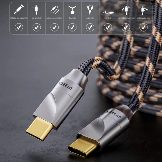FiiO LT-TC5 (M) USB-C - USB-C kábel,  80 cm