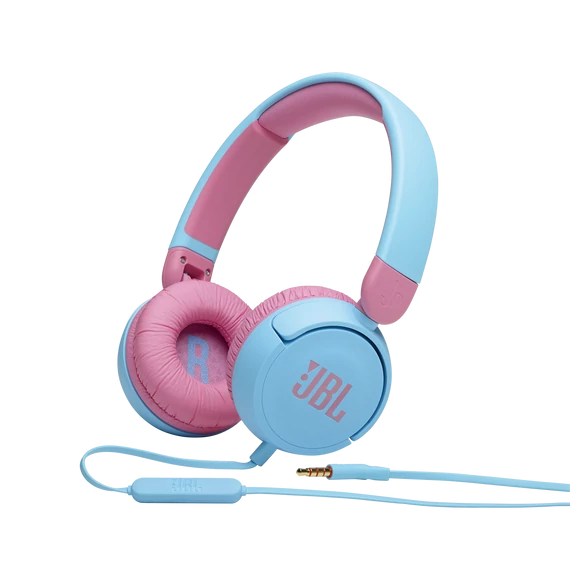 JBL JR310 vezetékes gyerek fejhallgató, kék