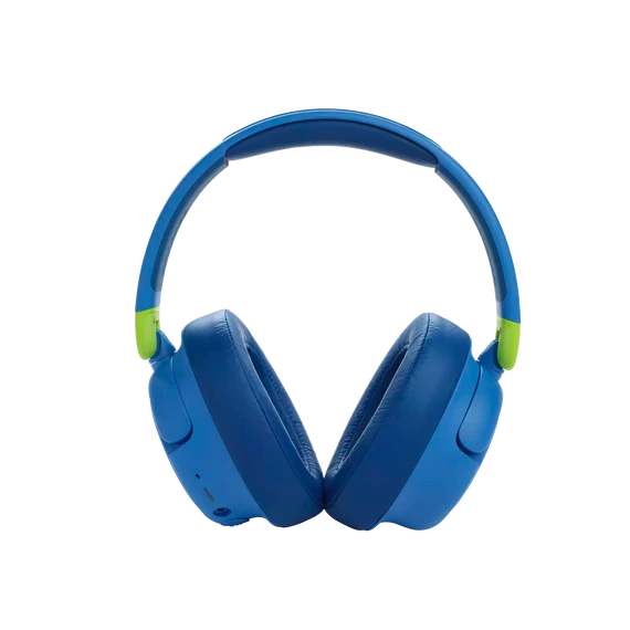 JBL JR460NC bluetooth-os, zajszűrős fejhallgató, kék