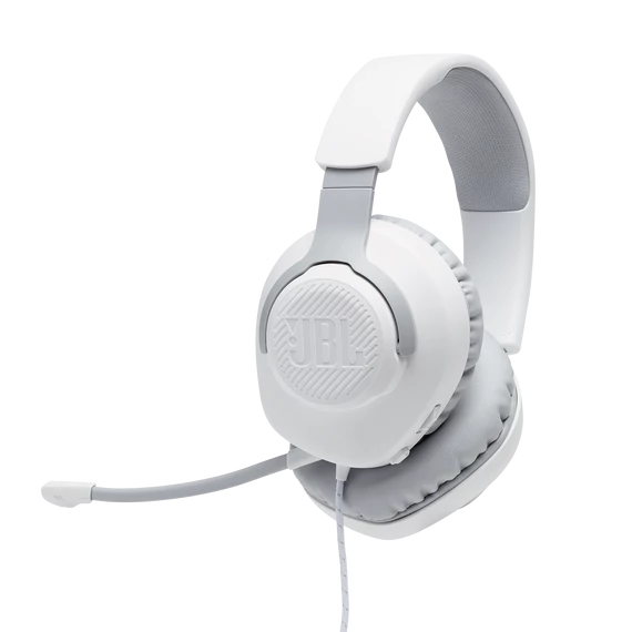 JBL Quantum 100  Gamer fejhallgató, fehér