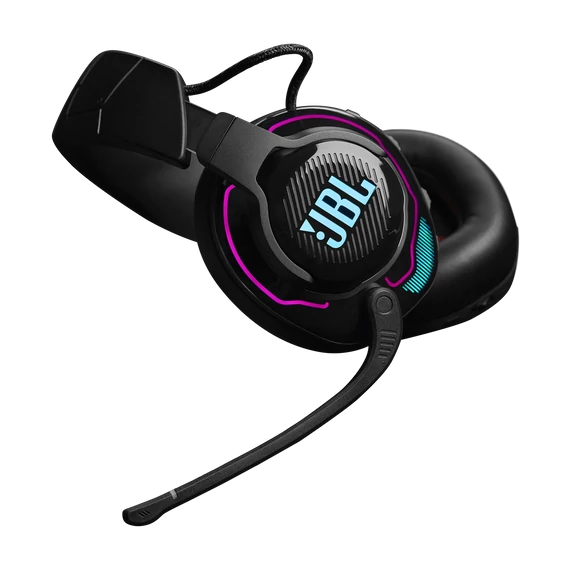 JBL Quantum 910 Gamer, zajszűrős, vezeték nélküli fejhallgató, fekete
