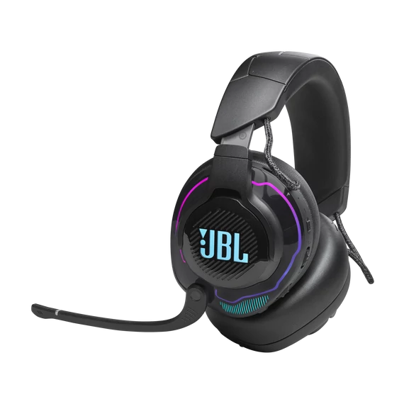 JBL Quantum 910 Gamer, zajszűrős, vezeték nélküli fejhallgató, fekete