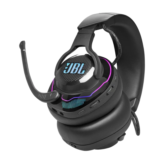 JBL Quantum 910 Gamer, zajszűrős, vezeték nélküli fejhallgató, fekete