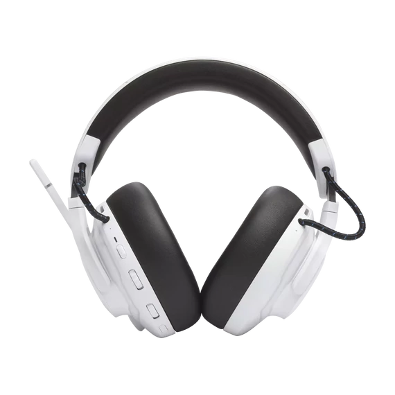JBL Quantum 910P Gamer, zajszűrős, vezeték nélküli fejhallgató, fehér/kék