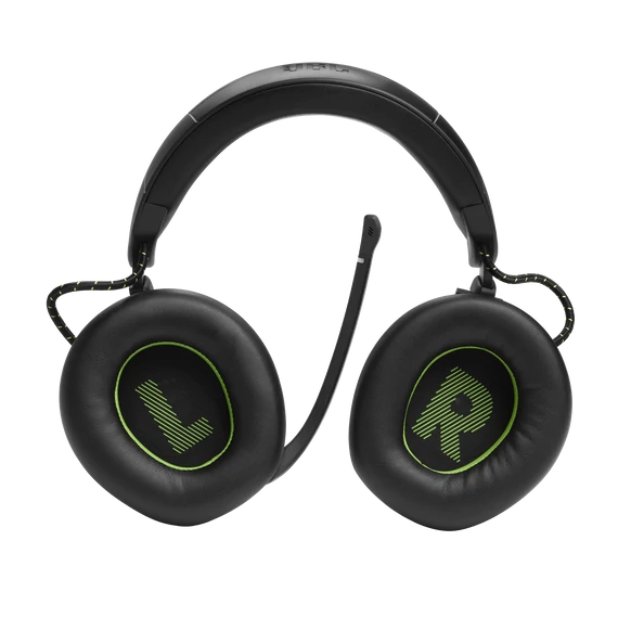 JBL Quantum 910X Gamer, zajszűrős, vezeték nélküli fejhallgató, fekete/zöld