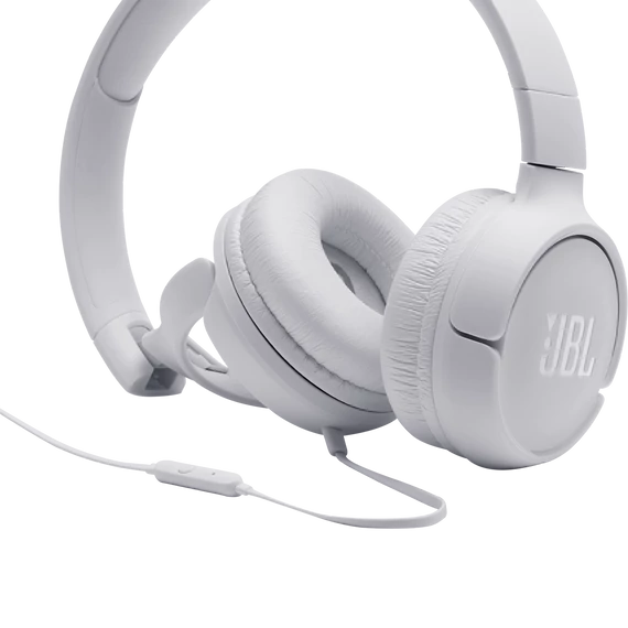 JBL T500 fejhallgató, fehér