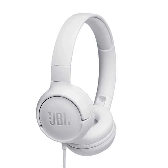 JBL T500 fejhallgató, fehér
