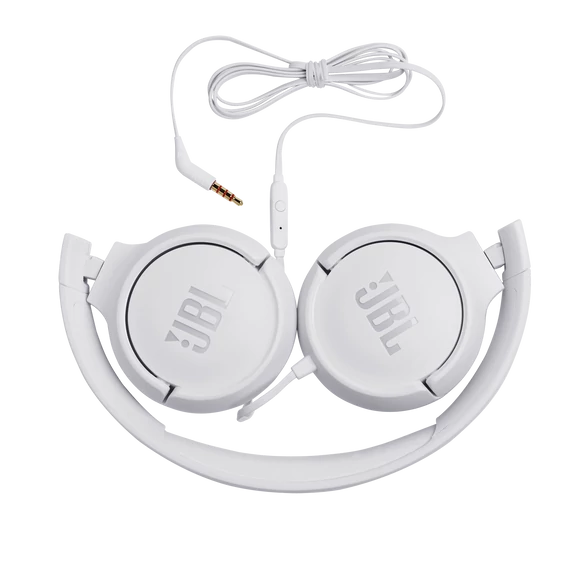 JBL T500 fejhallgató, fehér