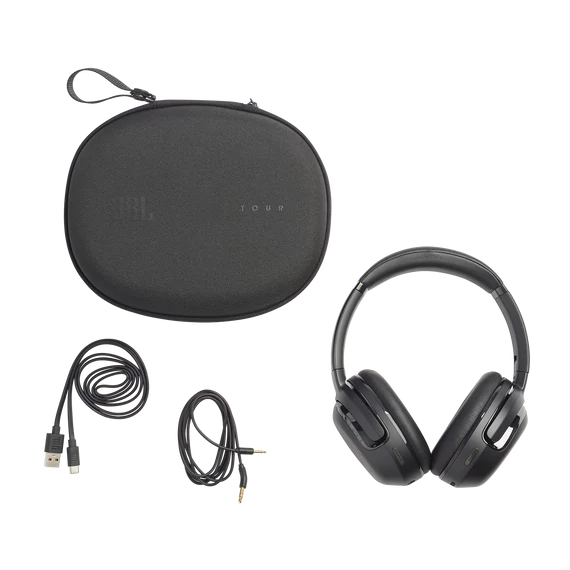 JBL Tour One M2 bluetooth-os, zajszűrős fejhallgató, fekete