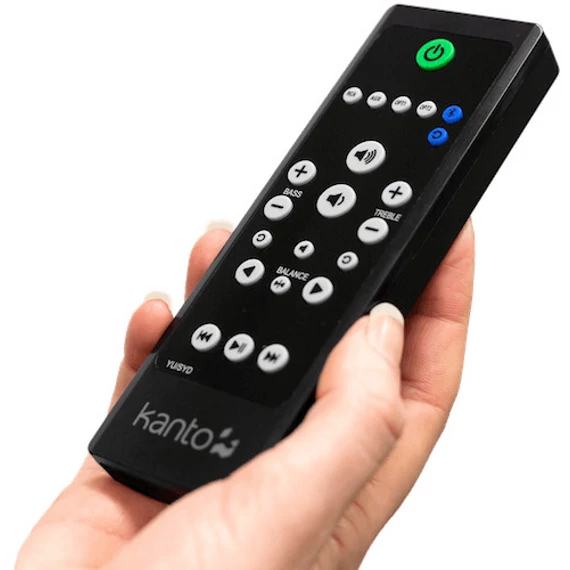 Kanto Audio YU4 Aktív Bluetooth hangfal, matt fekete