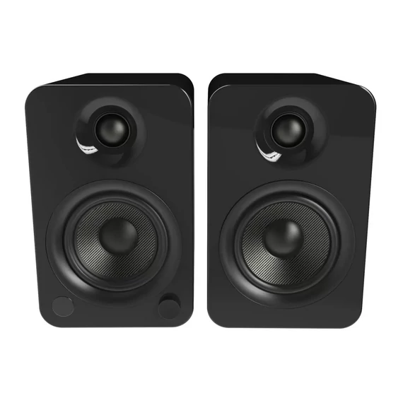 Kanto Audio YU4 Aktív Bluetooth hangfal, lakk fekete