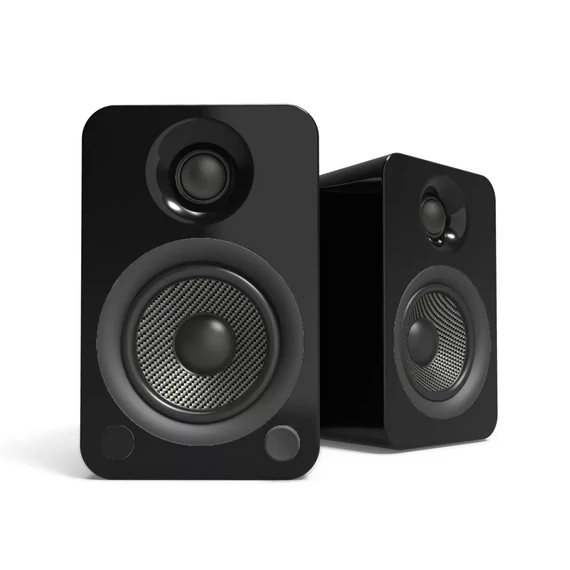 Kanto Audio YU4 Aktív Bluetooth hangfal, lakk fekete