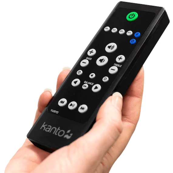 Kanto Audio YU6 Aktív Bluetooth hangfal, matt fekete
