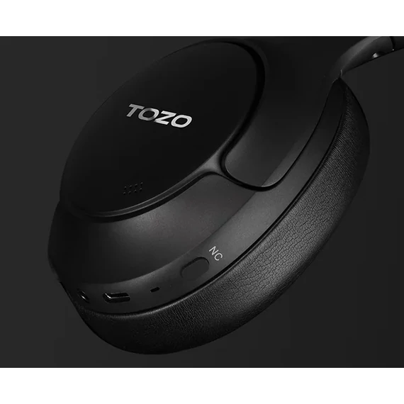 TOZO H10 zajszűrős fejhallgató, fekete