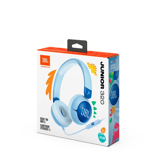 JBL Junior 320 vezetékes fejhallgató, kék