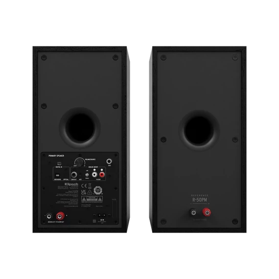 Klipsch R-40PM aktív polcsugárzó pár, fekete
