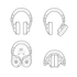 Audio-Technica ATH-M50X fejhallgató, fekete
