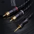 FiiO LR-3.5A Jack-Dupla RCA analóg kábel, 100cm