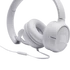 JBL T500 fejhallgató, fehér