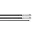 NorStone Jura RCA Grounded ezüstözött audio összekötő kábel, 0.6 méter